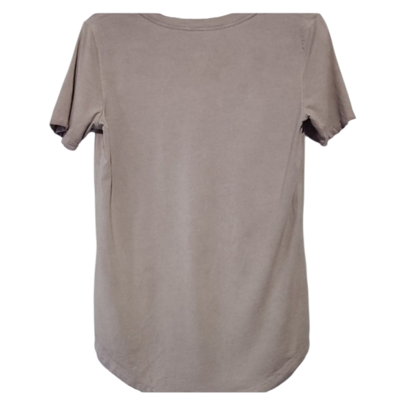 The Group Babaton Aritzia V-Neck Modal Blend Short Sleeve Shirt Women’s S - Picture 4 of 7